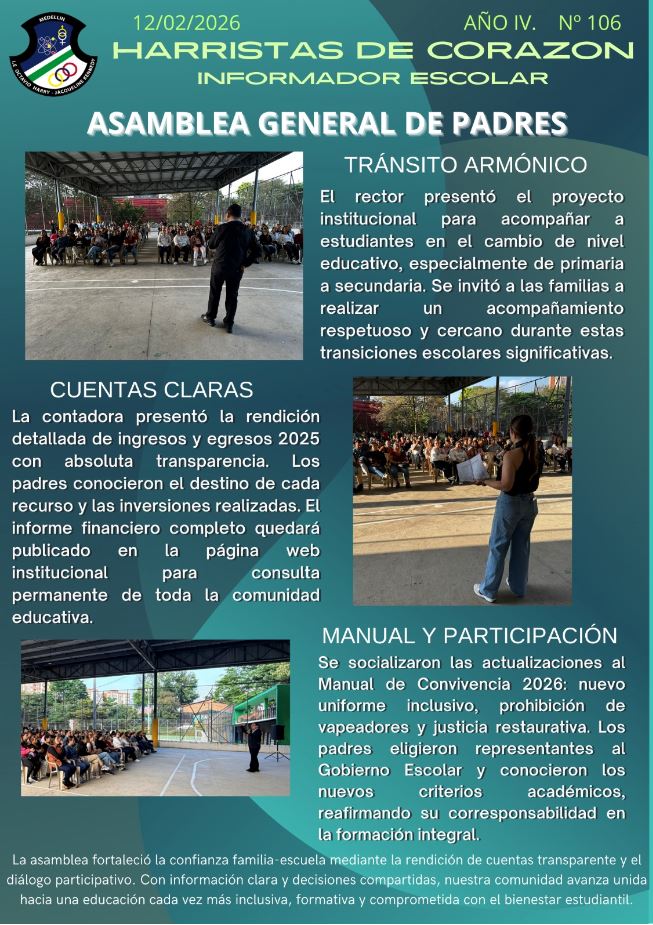 RENDICION DE CUENTAS  A PADRES DE FAMILIA DEL AÑO 2025